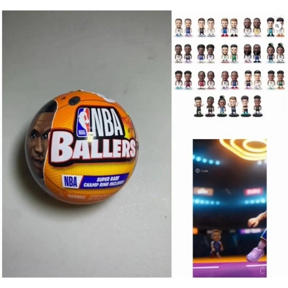 ZURU 5 Surprise NBA Ballers Series 2 Mystery Figure Toy Sealed Blind Ball New